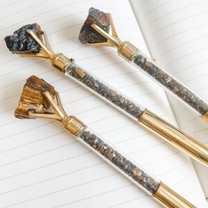 ✨Tiger’s Eye Gemstone Pens✨